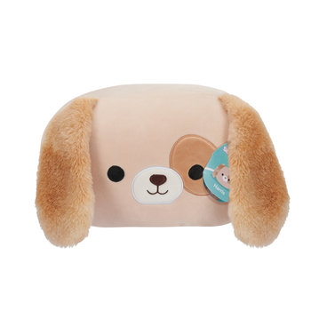 SQK - Medium Plush (12" Squishmallows) (Harris - Brown Dog W/Spotted Eye - Stackables) - Squishmallows