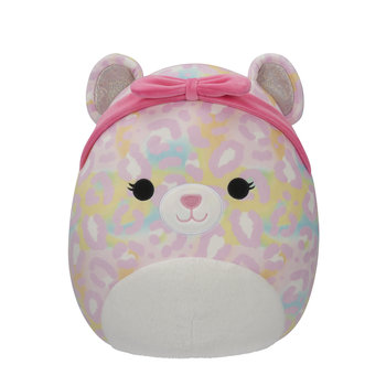 SQK - Medium Plush (12" Squishmallows) (Michaela - Pink Rainbow Leopard W/Pink Headband) Phase 19 - Squishmallows