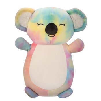 SQK - Średni pluszak, 10" Squishmallows, Katya - Rainbow Tie-Dye Koala - Hugmee - Squishmallows