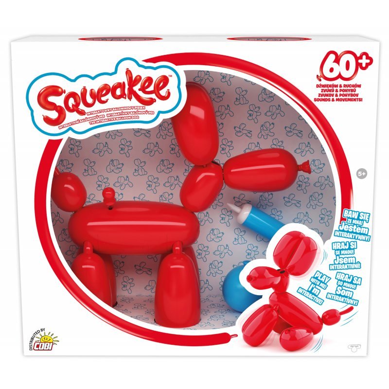 Zdjęcia - Zabawki interaktywne Moose Squeakee, interaktywny balonowy Piesek 
