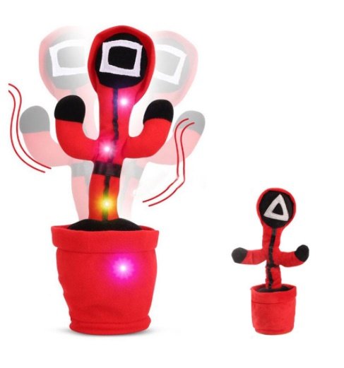 Фото - М'яка іграшка Squid Game, maskota interaktywna, Kaktus