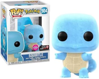 Squirtle flocked  - Pokemon - Gamestop Exclusive Funko POP #504