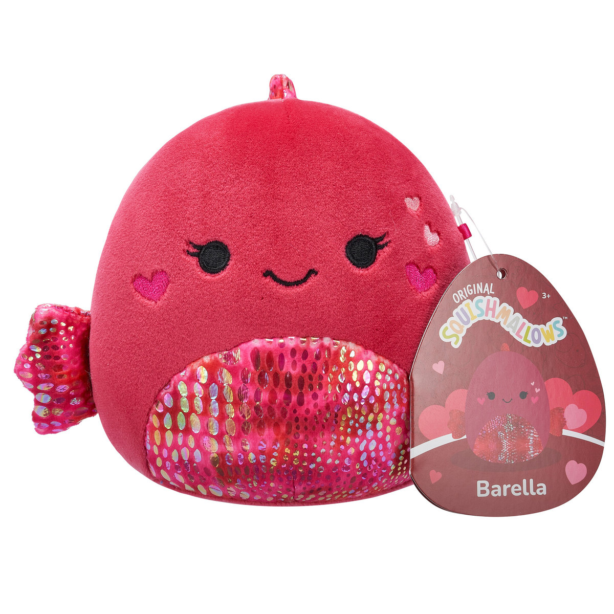 Squishmallows Raspberry Squishmallows Ryba Barella 19cm - Squishmallows | Sklep EMPIK.COM
