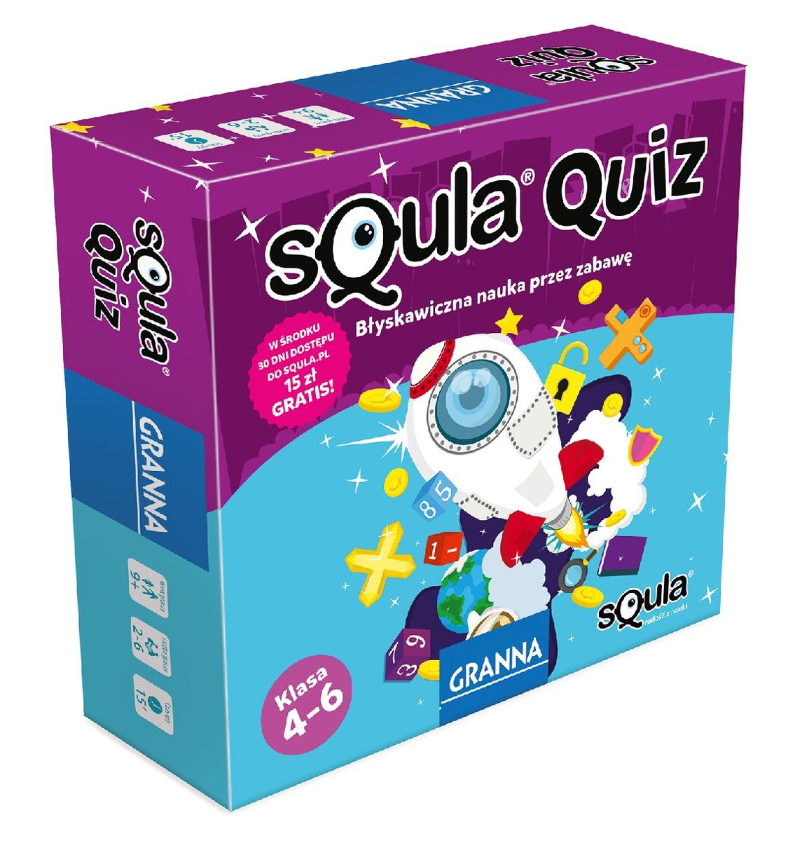 Squla, gra edukacyjna Quiz, Granna