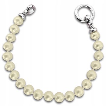 Srebrna bransoletka 925 z białymi perłami 16,5g - Lovrin