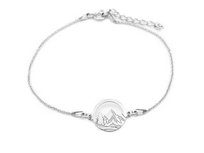 Srebrna bransoletka góry las