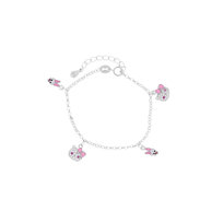 Srebrna bransoletka Hello Kitty