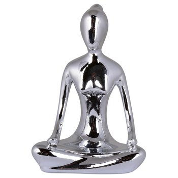 Srebrna figurka joga - Medyt 11 cm - Duwen