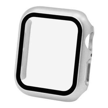 Srebrne etui ochronne ze szkła hartowanego do Apple Watch 4/5/6/SE (44mm) - OCIODUAL - OCIODUAL