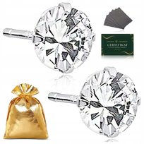 Srebrne Kolczyki Dziecięce Próba 925 Cyrkonie Okrągłe 6 Mm Dla Dziewczynki