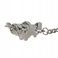 Srebrny brelok do kluczy samolot czarterowy turystyczny awionetka cesna