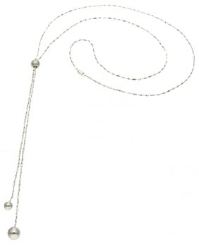 Srebrny naszyjnik z kuleczkami 45 cm 925 - Rosanto