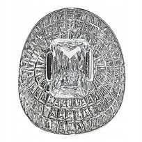 Srebrny pierścionek 925 masywny pierścionek z dużym cyrkoniowym oczkiem r15