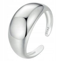 Srebrny Pierścionek Regulowany Pierścionek Minimalistyczny Srebro 925