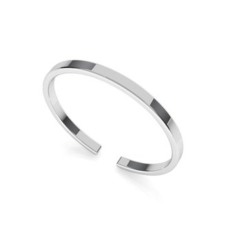 Srebrny pierścionek separator My RING™, srebro 925 : Srebro - kolor pokrycia - Pokrycie platyną - GIORRE