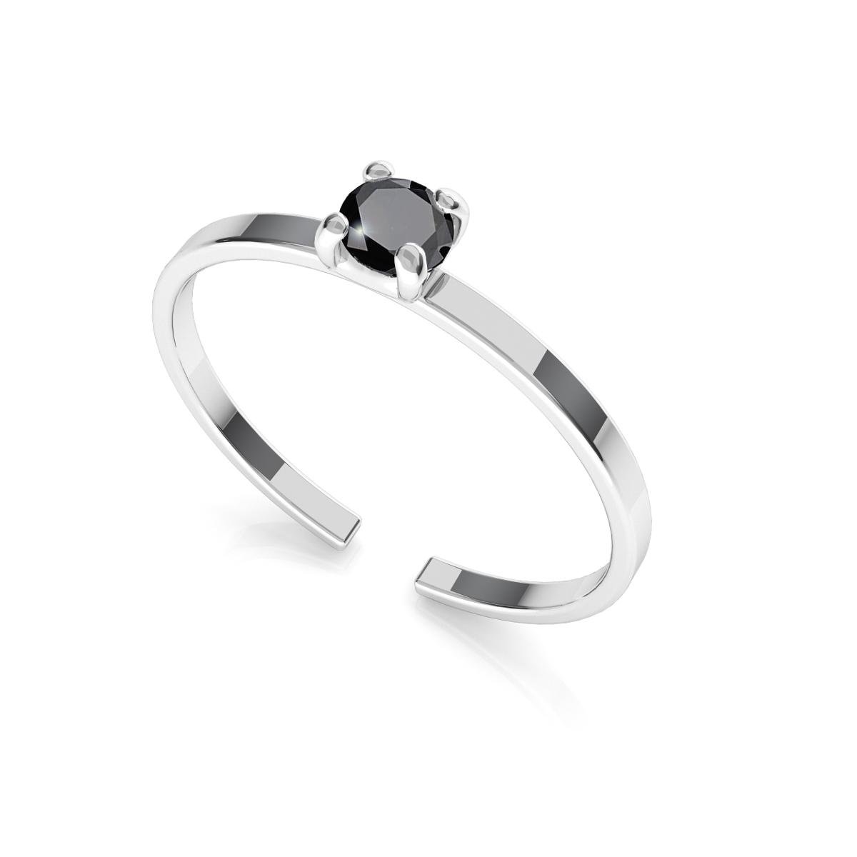 Фото - Перстень Srebrny pierścionek z diamentem 3mm My RING™, srebro 925 : Srebro - kolor
