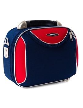 Średni kuferek 773 XL GRANATOWO-CZERWONY - Inna marka