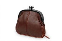 Średnia Portmonetka Skórzana Kaletnik Brązowa