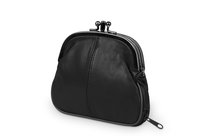 Średnia Portmonetka Skórzana Kaletnik Czarna