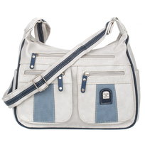 Średnia Torebka Damska Charm&Shape Szaro Niebieska