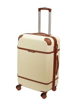 Średnia walizka DIELLE 160 Beżowa - Dielle