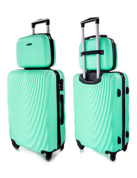 Średnia walizka PELLUCCI RGL 663 M + KUFEREK Miętowa - KEMER