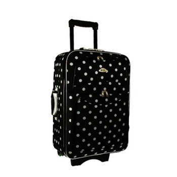 Średnia walizka PELLUCCI RGL 773 M Czarno Biała - KEMER