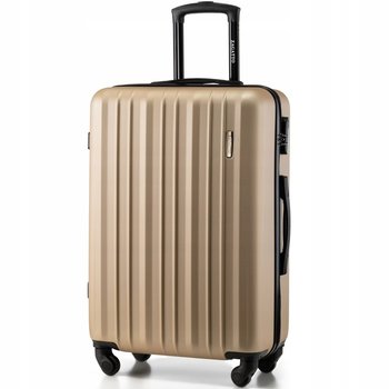 Średnia walizka podróżna na kółkach RYANAIR WIZZAIR 58L twarda ZAGATTO - Inna marka