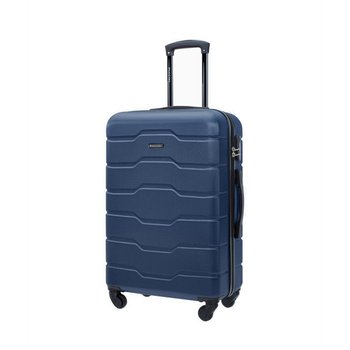 Średnia walizka PUCCINI ALICANTE ABS024B 7A Granatowa - PUCCINI