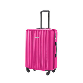 Średnia walizka PUCCINI BALI ABS021B 3A Różowa - PUCCINI
