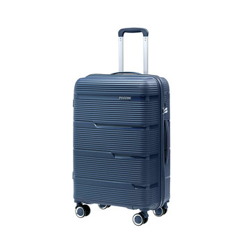 Średnia walizka PUCCINI CASABLANCA PP023B 7A Granatowa - PUCCINI