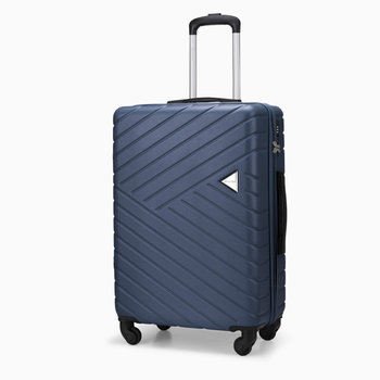 Średnia walizka PUCCINI MALAGA ABS027B 7A Granatowa - PUCCINI