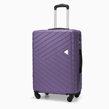 Średnia walizka PUCCINI MALAGA ABS027B 7B Fioletowa - PUCCINI