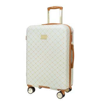 Średnia walizka PUCCINI SAINT TROPEZ ABS023B 6A Beżowa - PUCCINI