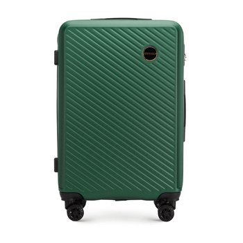 Średnia walizka z ABS-u w ukośne paseczki 56-3A-742-85 - WITTCHEN
