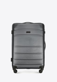 Średnia walizka z ABS-u żłobiona szara - WITTCHEN