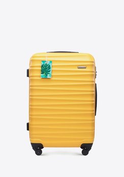 Średnia walizka z zawieszką żółta - WITTCHEN