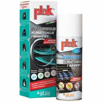 Środek do dezynfekcji bakterio i grzybobójczej klimatyzacji Plak Air Clim Antibatterico, 200 ml - Atas - Plak