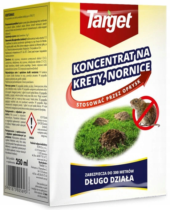 Środek Odstraszający Krety Target Kretomax, 250 ml
