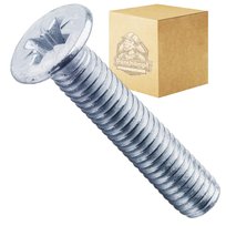 Śruba M12x50 DIN 965 krzyżak łeb stożkowy kl. 5.8 ocynk 1kg