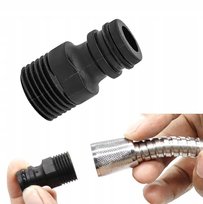 ŚRUBA PRZYŁĄCZE ADAPTER DO KRANU PRYSZNICA REDUKCJA NA WĄŻ OGRODOWY SZLAUCH