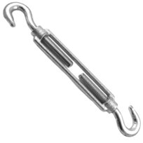 Śruba rzymska M8  DIN 1480 hak-hak ocynk 1szt