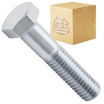 Śruba sześciokątna M8x80 DIN 931 kl. 5.8 ocynk 1kg