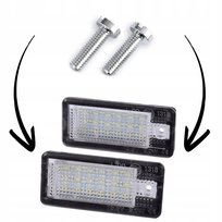 ŚRUBKI DO LAMPEK PODŚWIETLENIA TABLICY DO AUDI A3 8P A4 B6 B7 A8 A6 KOMPLET