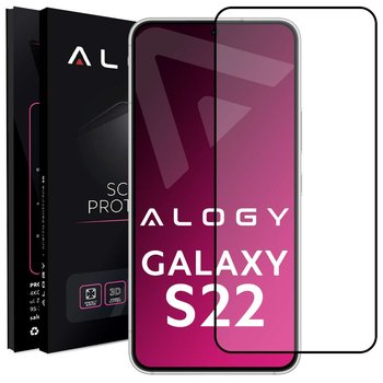 SSzkło hartowane do etui Alogy Full Glue case friendly do Samsung Galaxy S22 Czarne - 4kom