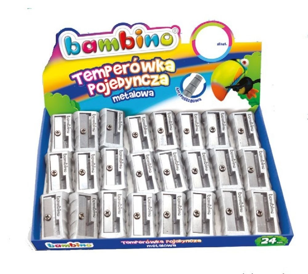 St. Majewski, temperówki pojedyncze, metalowe - Bambino | Sklep EMPIK.COM
