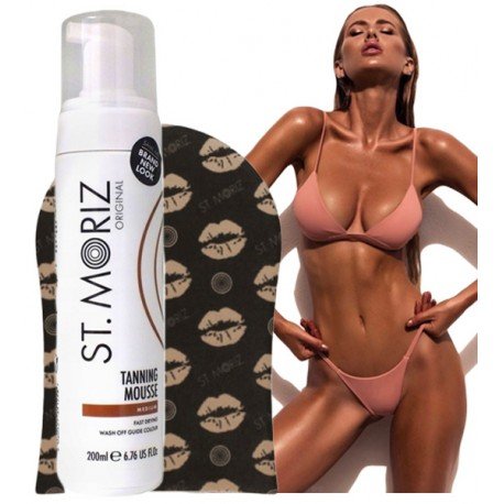 St. Moriz Zestaw samoopalacz w musie Instant Tanning Mousse Darker