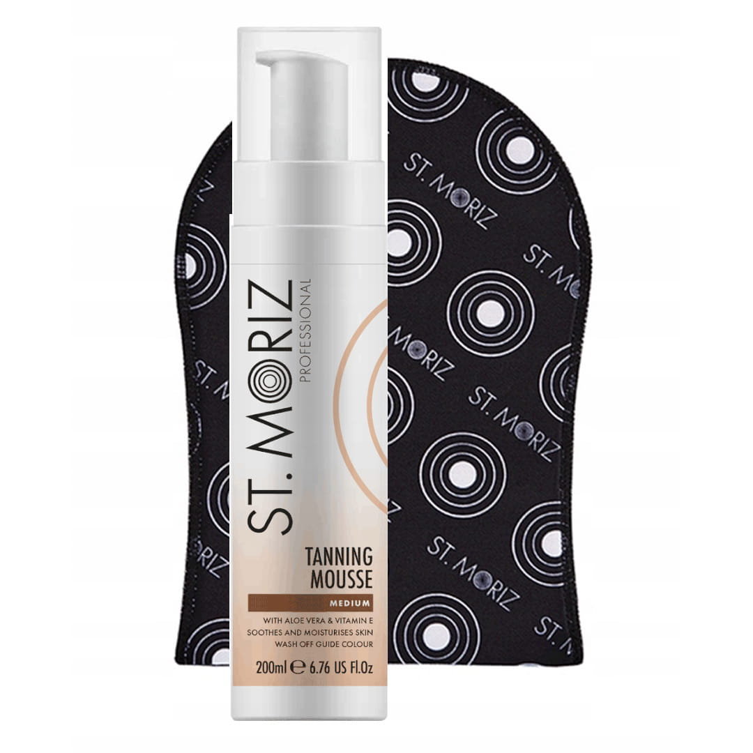 St. Moriz Zestaw samoopalacz w musie Instant Tanning Mousse Darker