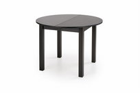 ST44M stół okrągły rozkładany czarny