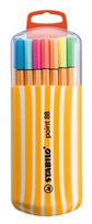 Stabilo, Cienkopisy Point 88 w etui, 20 sztuk (15 + 5 neon) Stabilo